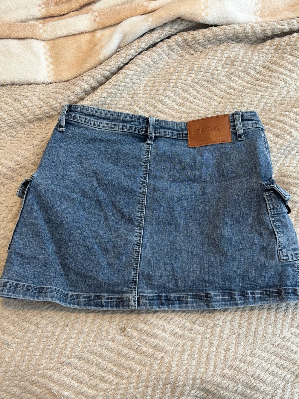 Princess Polly Blue Denim Cargo Mini Skirt - Picture 7 of 8